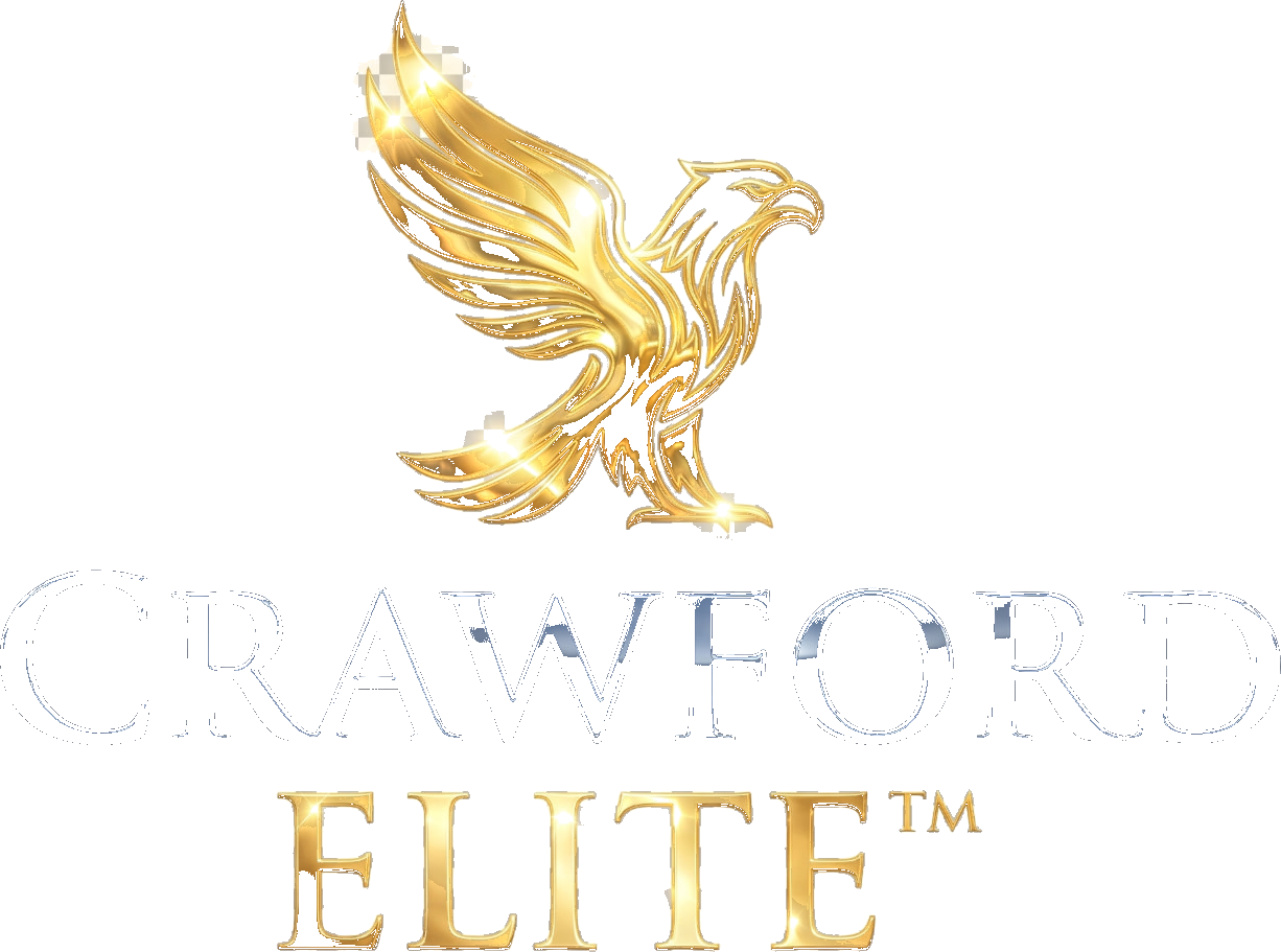 Crawford Elite gold eagle emblem