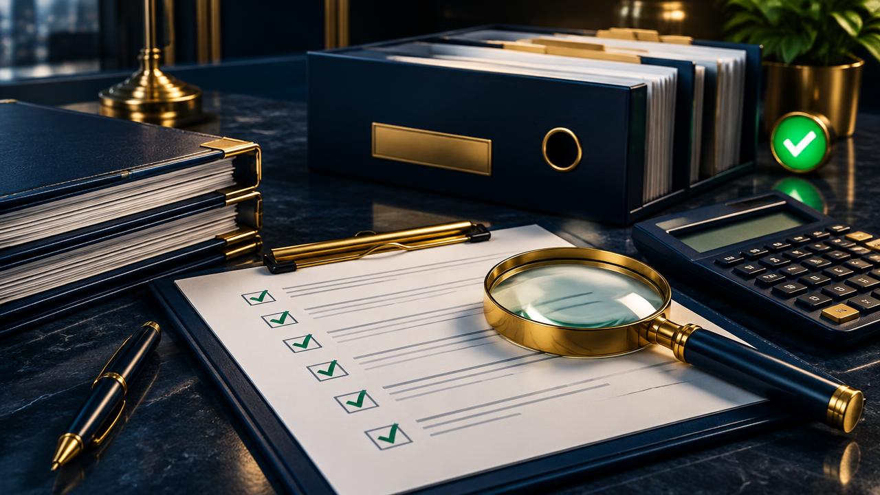 Business fundability audit checklist with corporate records